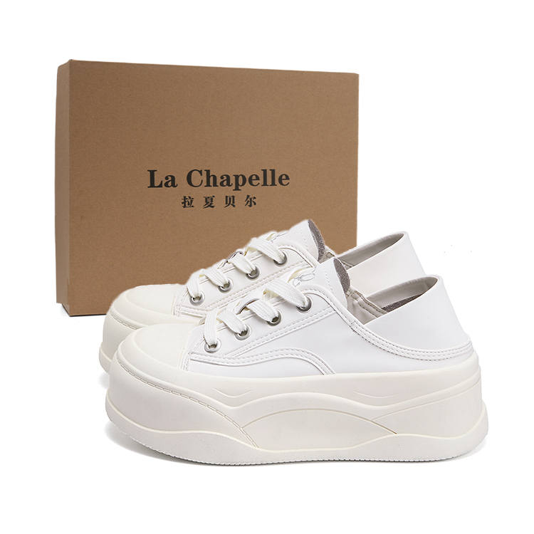 La Chapelle Abrasion Resistant Low top Skateboard Shoes Women's White