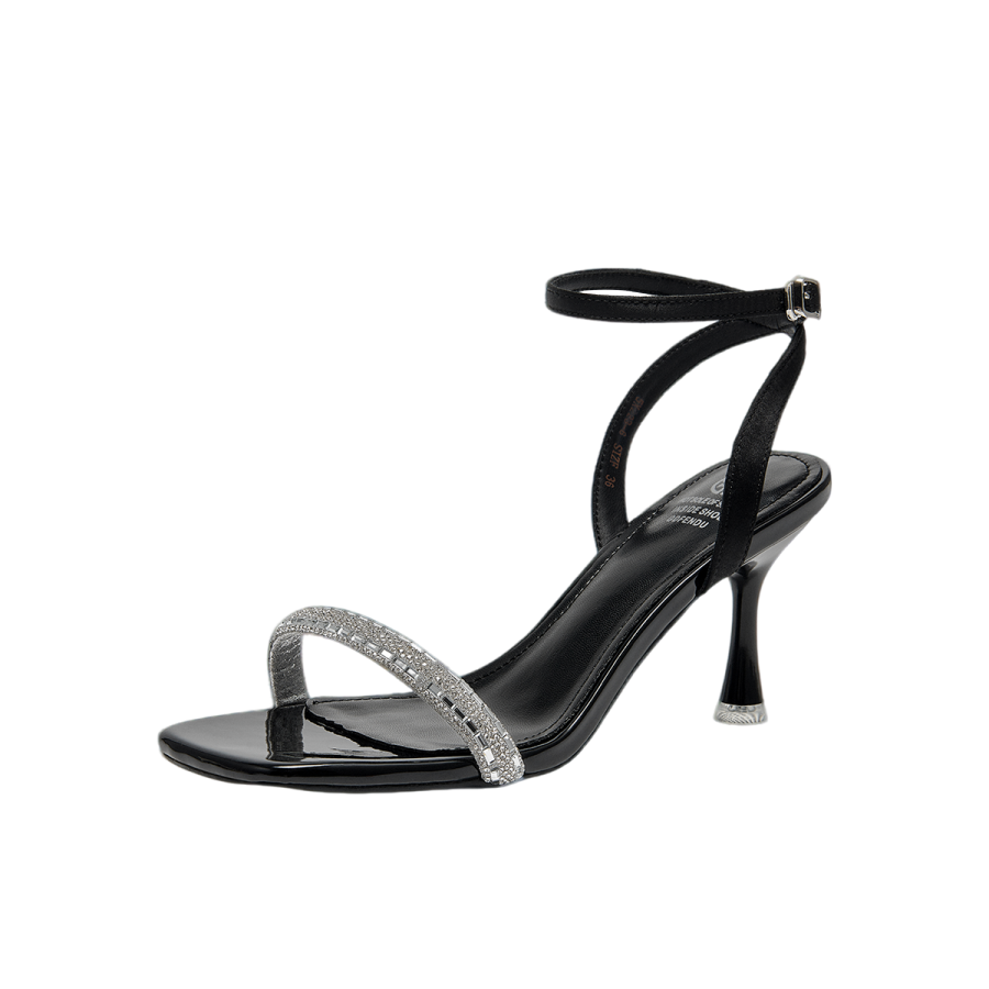 GUDIANFENGDU Pu One Strap Sandals 7cm Women's