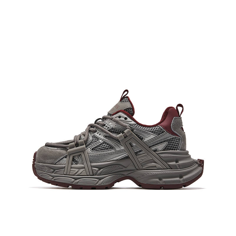 15 MINS Structure Ark Fabric Breathable Low top Chunky Sneakers Women's