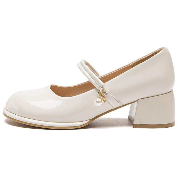 AGSDON Chunky Heel Mary Jane Shoes 4.5cm Women's