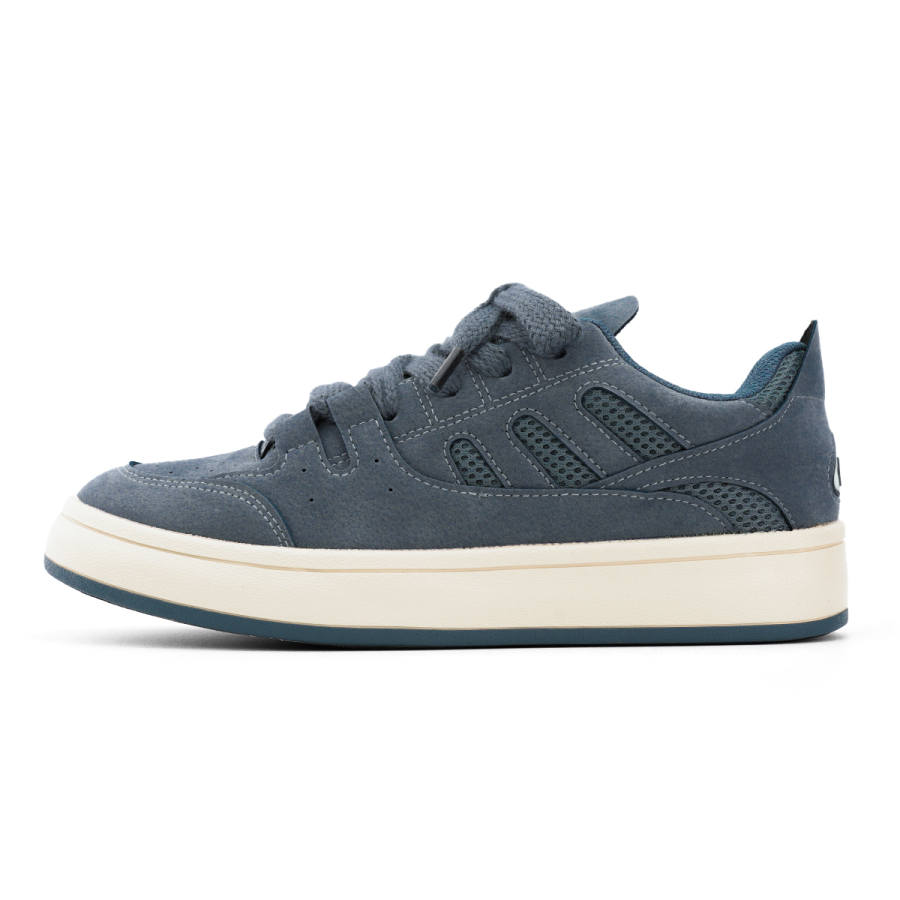 Mengsai Low top Skateboard Shoes Unisex Haze Blue Box