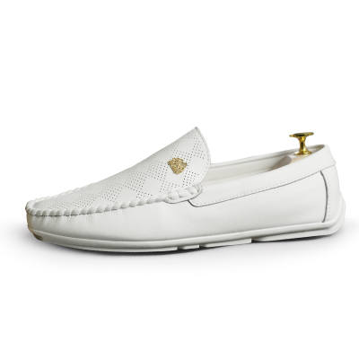 HENIBAOLUO Men's Casual Shoes Men's Low Top White