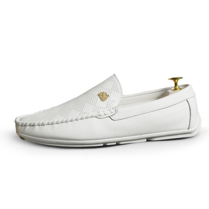 HENIBAOLUO Men's Casual Shoes Men's Low Top White