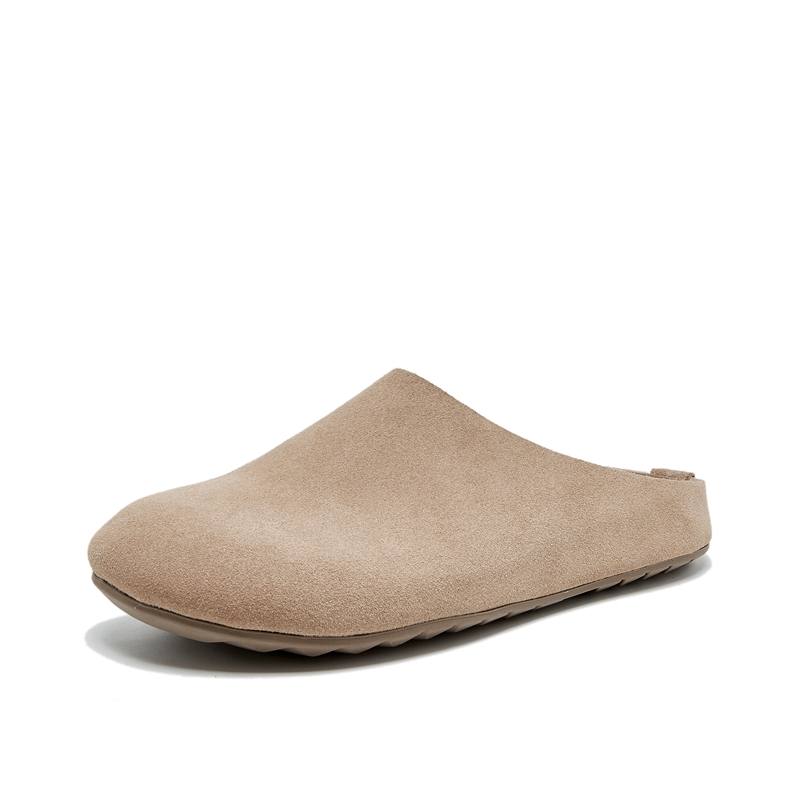 GIGIRYO Rubber Sole Abrasion Resistant Slip Resistant Antibacterial Closed Toe Slippers Women's