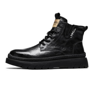 G.N.SHIJIA Ankle Boots Men's Black/Brown