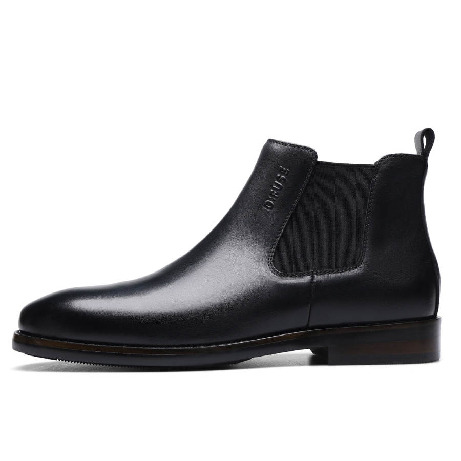 D:FUSE SCANDINAVIA D FUSE SCANDINAVIA Cow Leather Short Chelsea Boots Men's