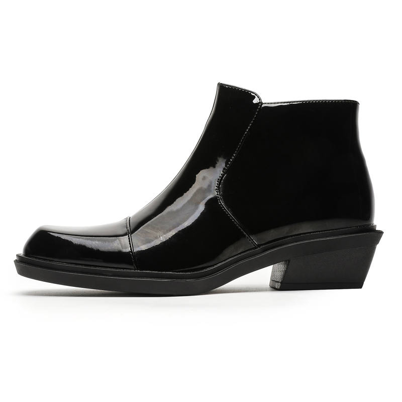 CHILANG CHILANG Pu Ankle Boots Men's Black