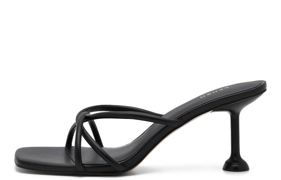 PEDRO Slide Slippers Women's Black/White/Silver