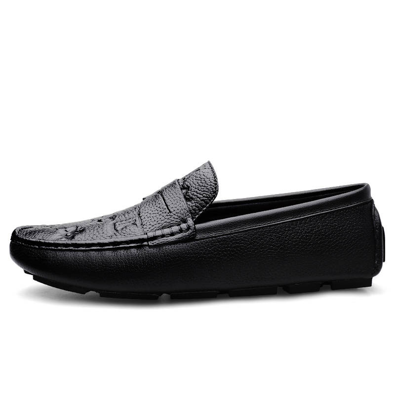 CKVUSAMG Top Grain Cow Leather Casual Shoes Men's