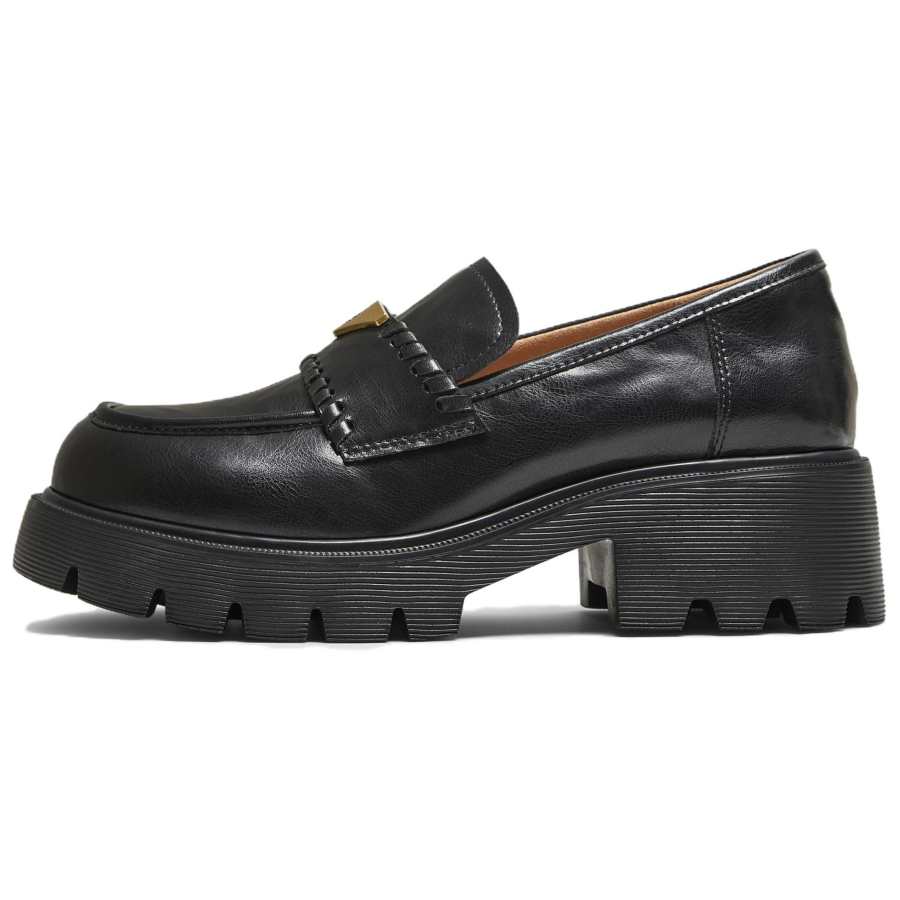 Tata Loafers Women's Coffee, Black