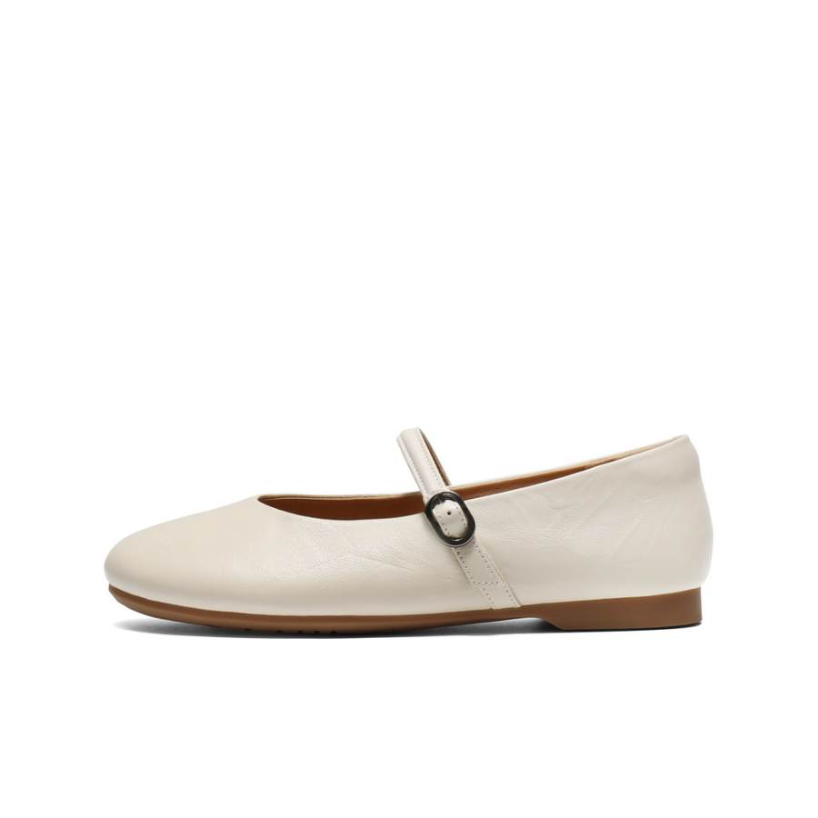 BELLE Mary Jane Shoes Women's Coffee/Ecru/Black