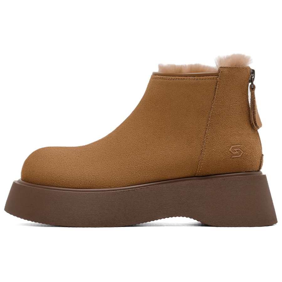 ST&SAT ST&SAT Fabric Thermal Short Snow Boots 5CM Women's