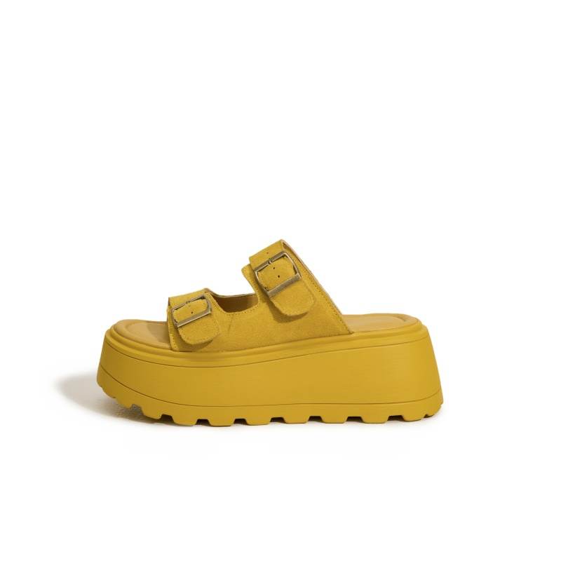MILANLIANGE Metal Slip Resistant Abrasion Resistant Slide Slippers Women's