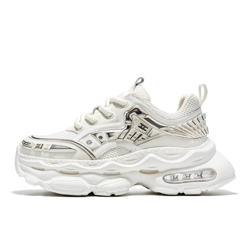 MOERBAI Breathable Height Increasing Breathable Height Increasing Low top Chunky Sneakers Unisex
