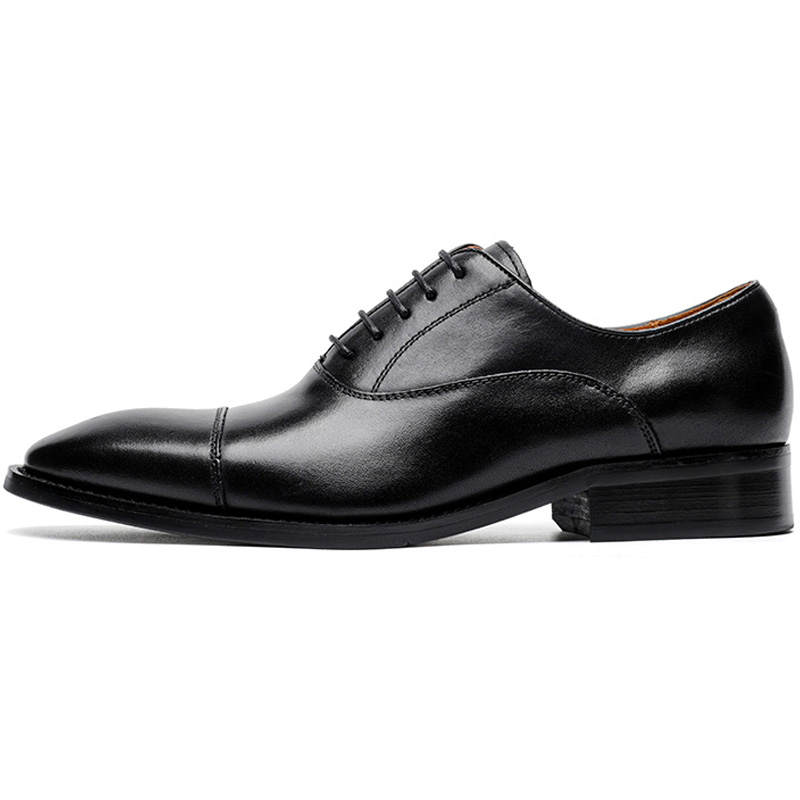 SHUPATE Dress Shoes Men's Low Top Black/Brown