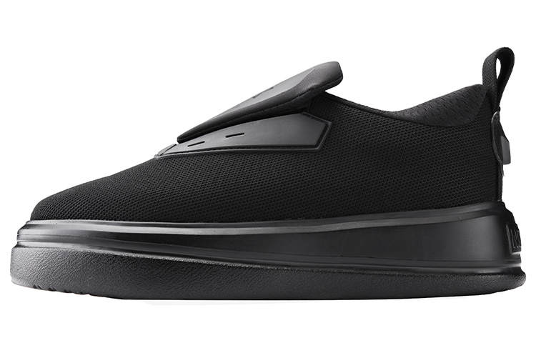 NORVINCY Fabric Stylish Skateboarding Shoes Unisex Black