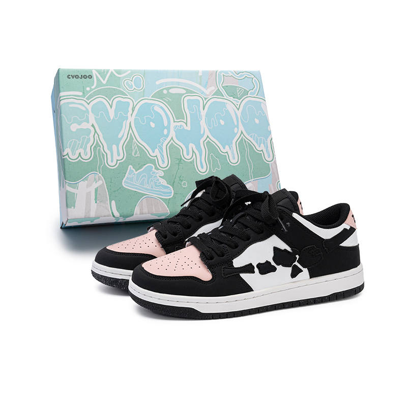 CVOJOO Slip Resistant Slip Resistant Low top Skateboard Shoes Unisex