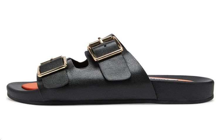TOOMANYSHOES Slide Slippers Women's Black