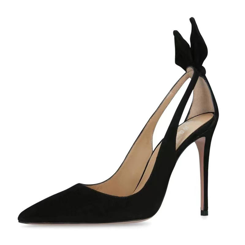 TAOLEI Slim Heel High Heels Women's Black