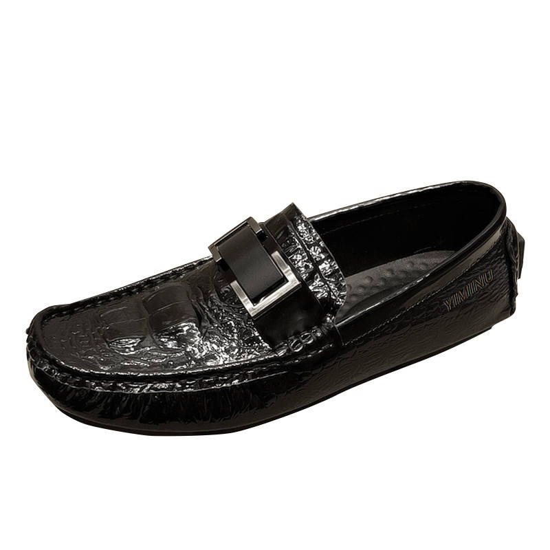 YIMINU Men's Casual Shoes Men's Low Top Black