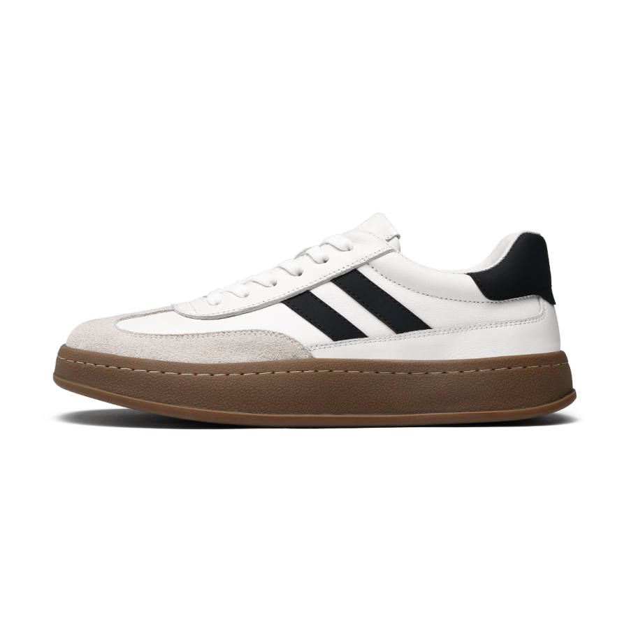 Millies MILLIE'S Abrasion Resistant Lightweight Wear resistant And Lightweight Low top Skateboard Shoes Men's White Gray