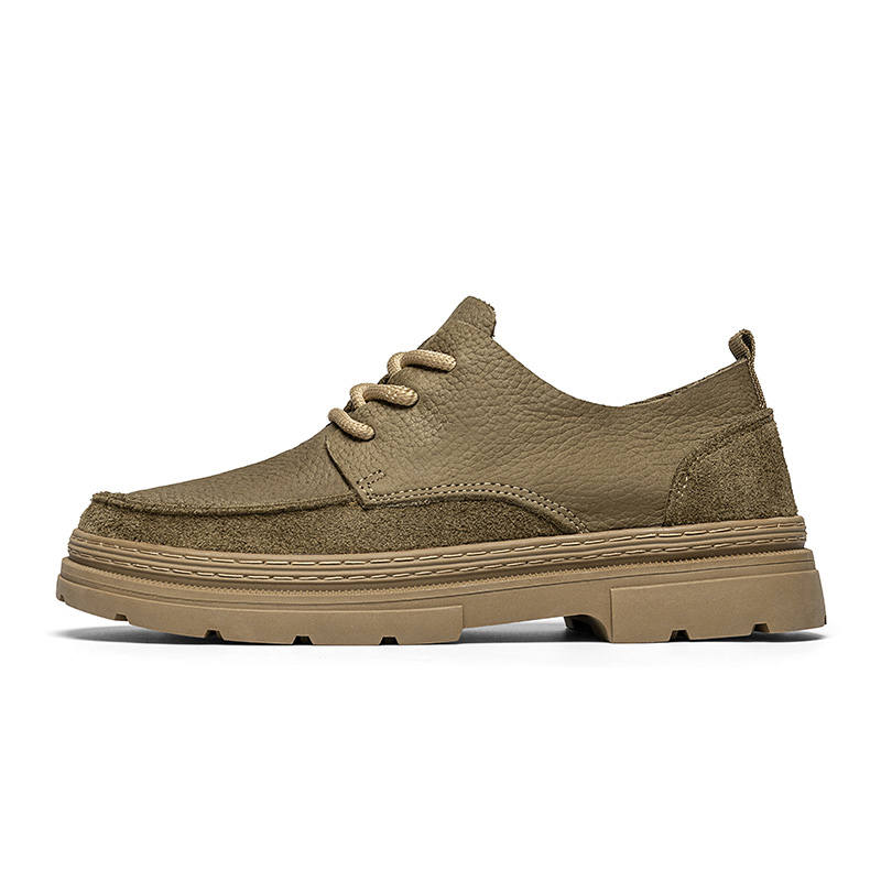 CALIFBULL Top Grain Cow Leather Lightweight Height Increasing Lightweight Height Increasing Low top Casual Shoes Men's