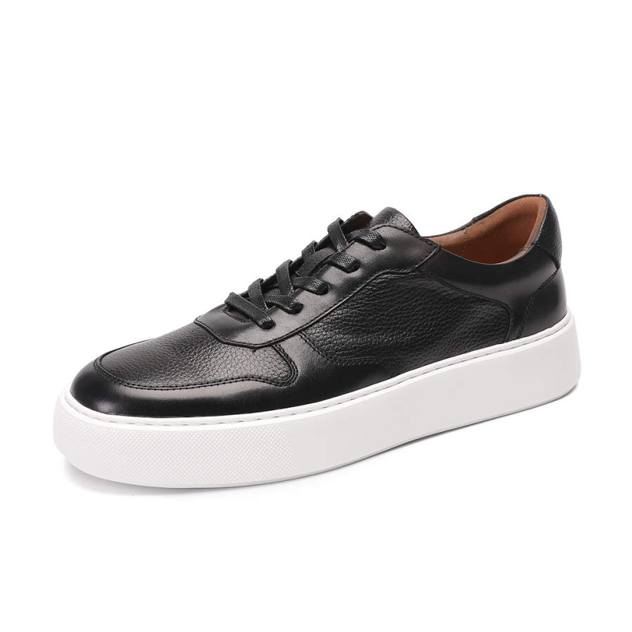 Devanro Top Grain Cow Leather Height Increasing Abrasion Resistant Breathable