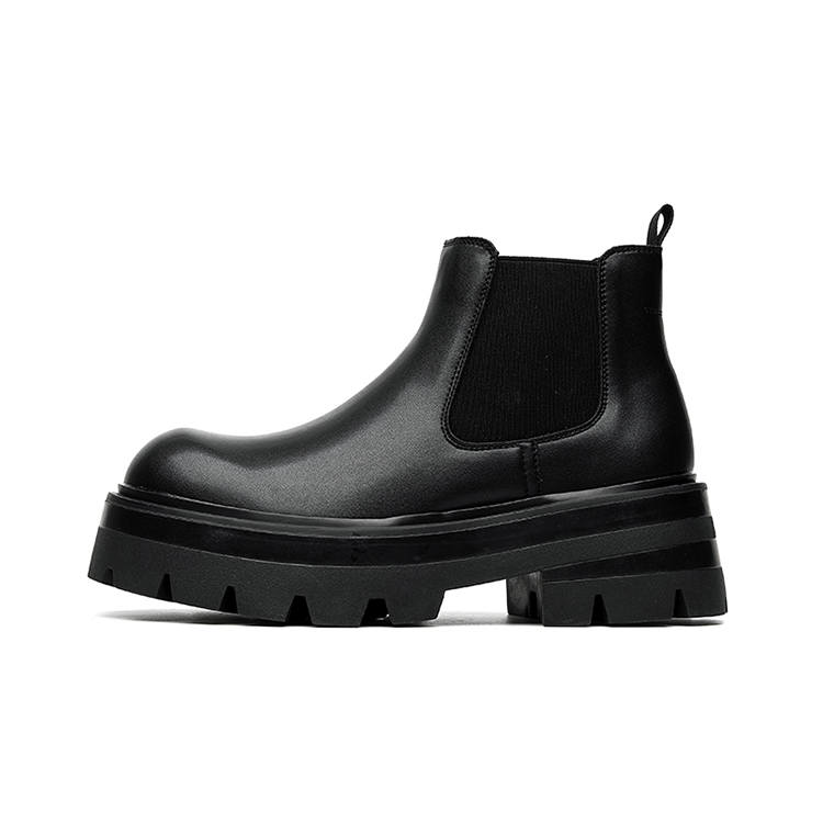 GZZ GZZ Short Chelsea Boots Men's Black