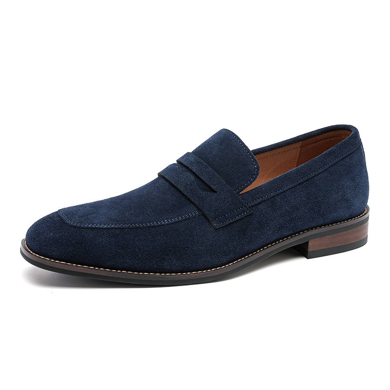 JASONSTAR Cow Suede Loafers Men's