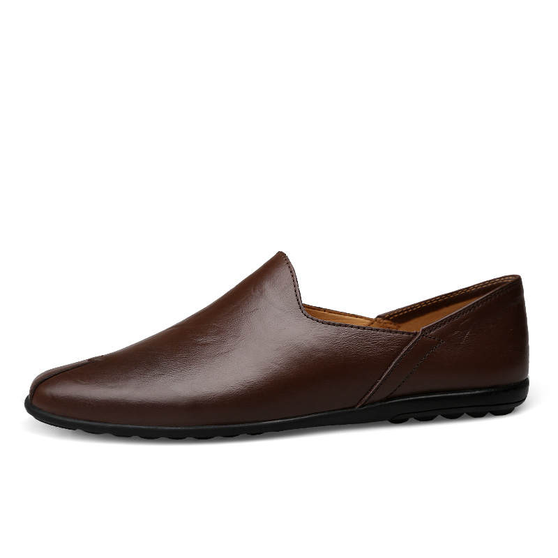 YINGLUNQISHI Low top Casual Shoes Unisex Dark Brown