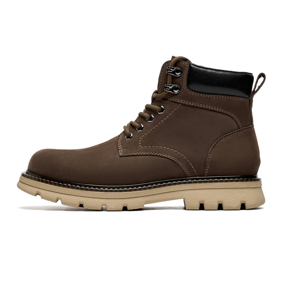 C°BANNER C°BANNER Cow Leather Short Combat Boots Men's Brown
