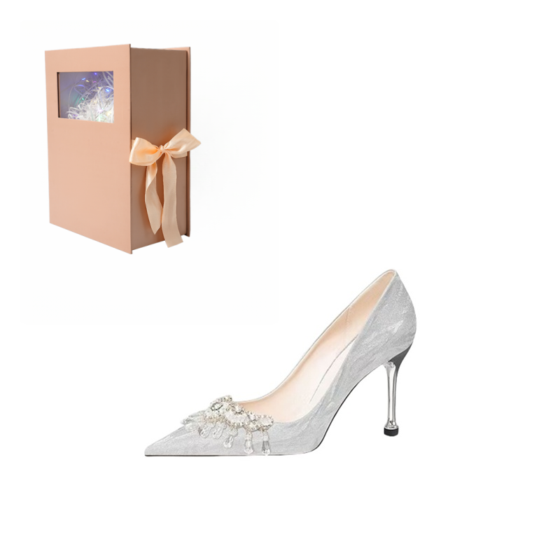 ANGEL BOY Slim Heel High Heels Women's