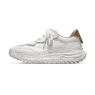 SALAXI Cow Leather Low top Casual Shoes Unisex