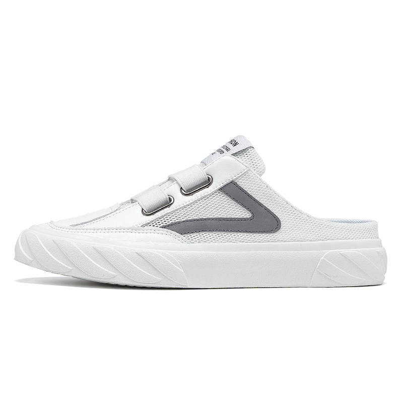 GONGNIUMEILI Rubber Sole Quiet Closed Toe Slippers Men's