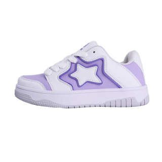 FREAKIC Crazy Candy Stars Shoes Microfiber Leather Slip Resistant, Abrasion Resistant, Height Increasing