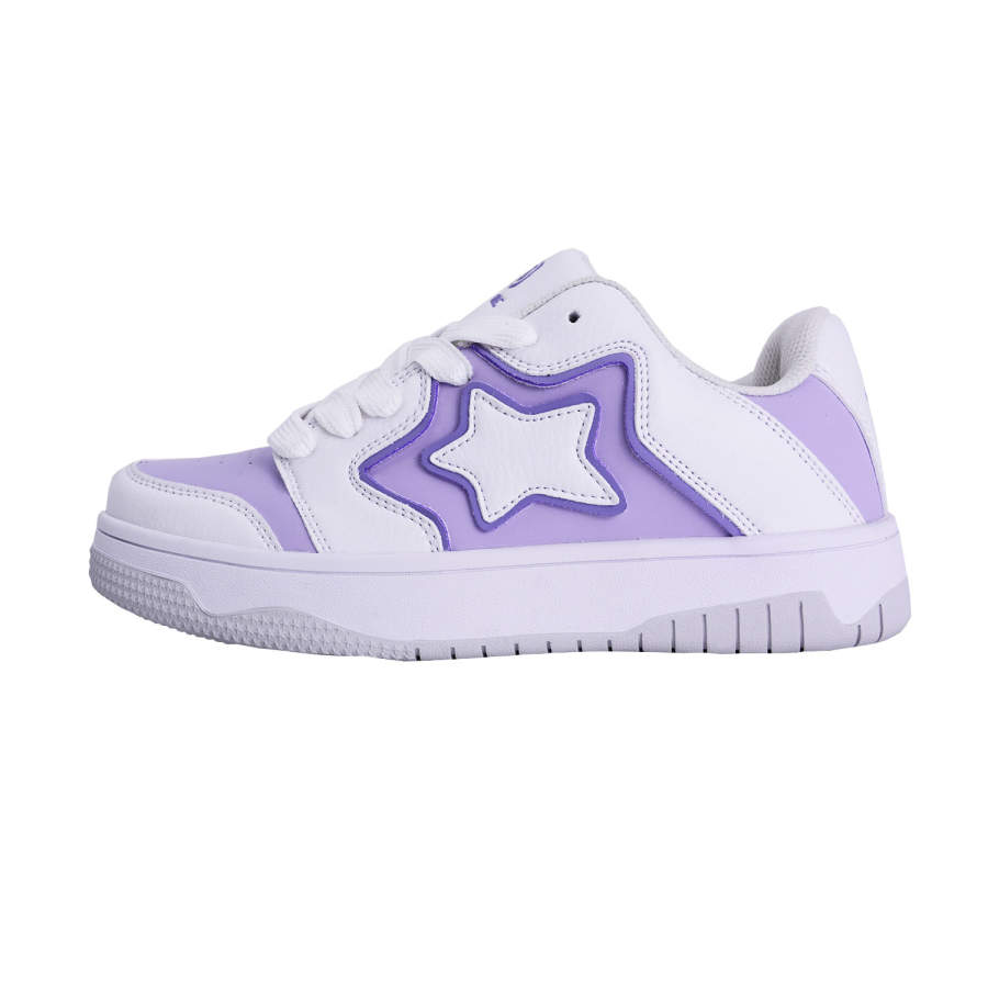 FREAKIC Crazy Candy Stars Shoes Microfiber Leather Slip Resistant, Abrasion Resistant, Height Increasing