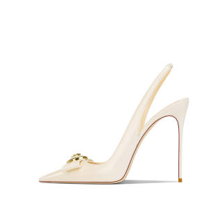 YUTIANAI Patent Leather Slim Heel High Heels Women's