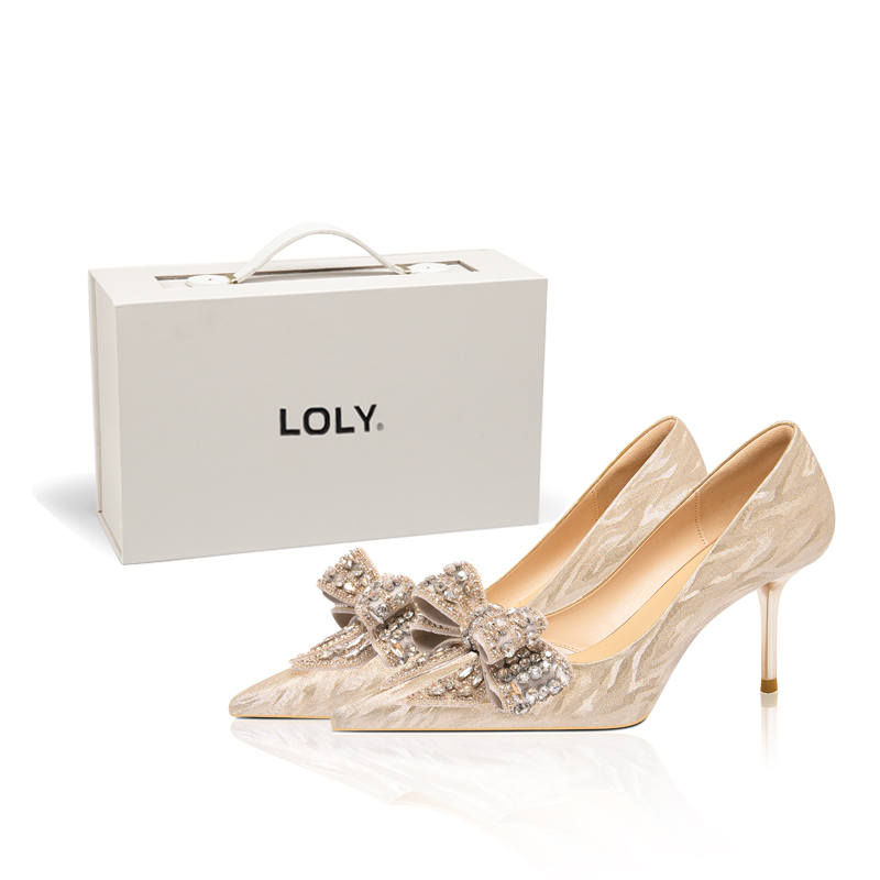 LOLY Unlined Shoes Women's Champagne Gold