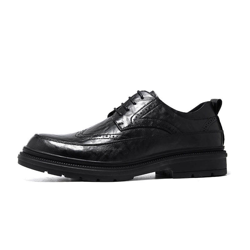 Poitulas Dress Shoes Men's Low Top Black