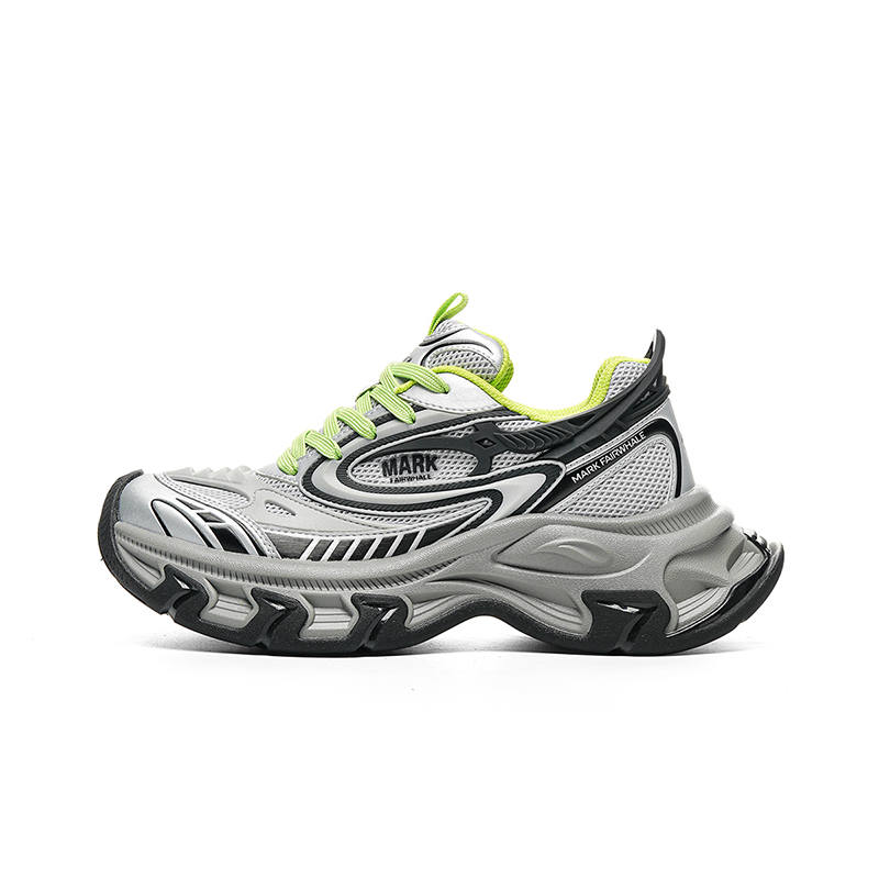 FAIRWHALE Slip Resistant, Abrasion Resistant, Lightweight Low top Chunky Sneakers Men's