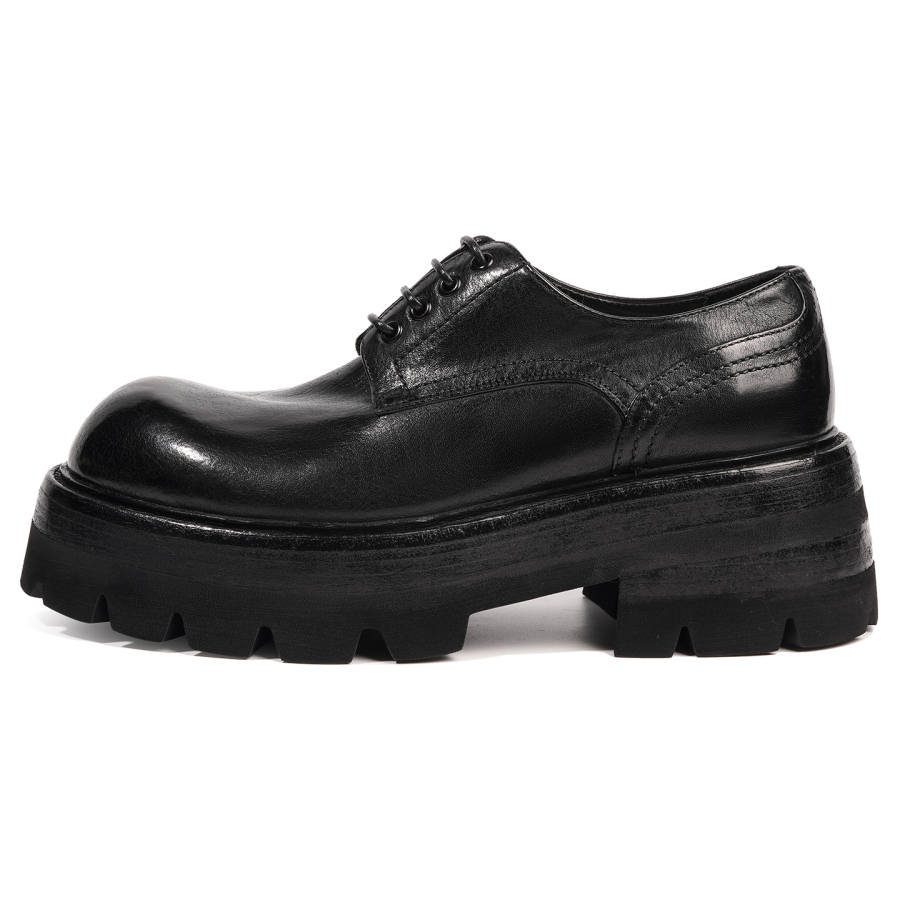 Dreambox Dreambo Horse Leather Casual Shoes Men's Black