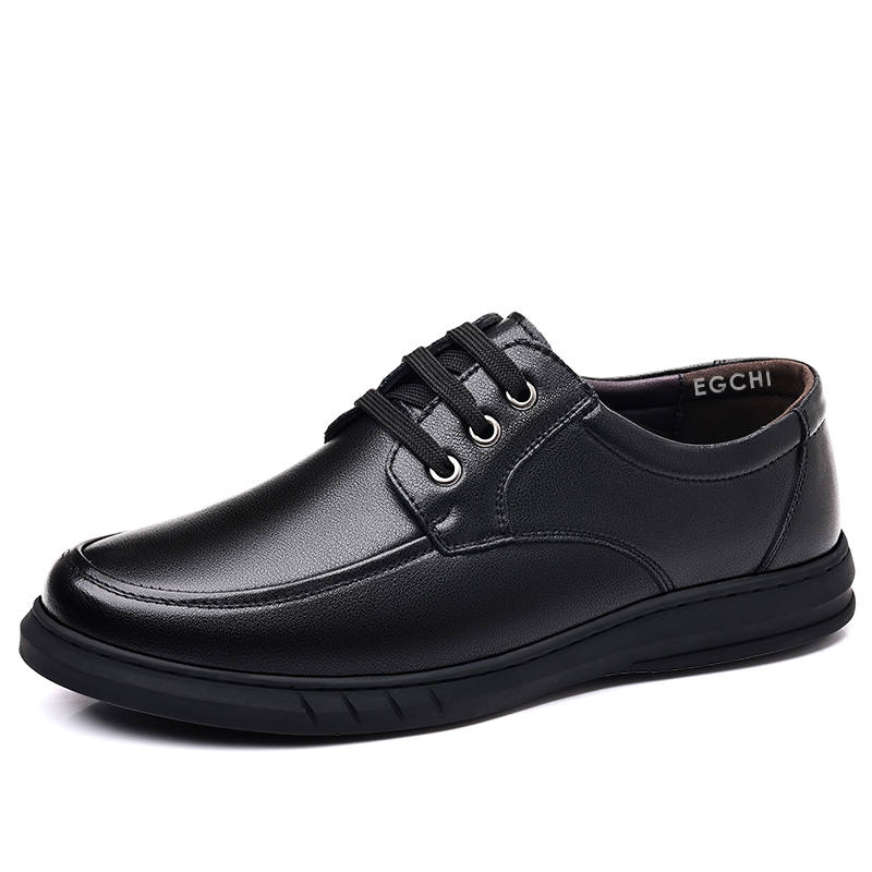 EGCHI Men's Casual Shoes Men's Mid Top Black