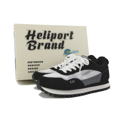HELIPORT Low top Casual Shoes Men's Black Box Included
