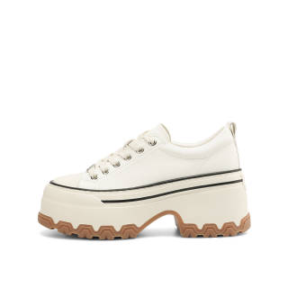 Rosa Bianca Top Grain Cow Leather Slip Resistant Slip Resistant Low top Casual Shoes Women's