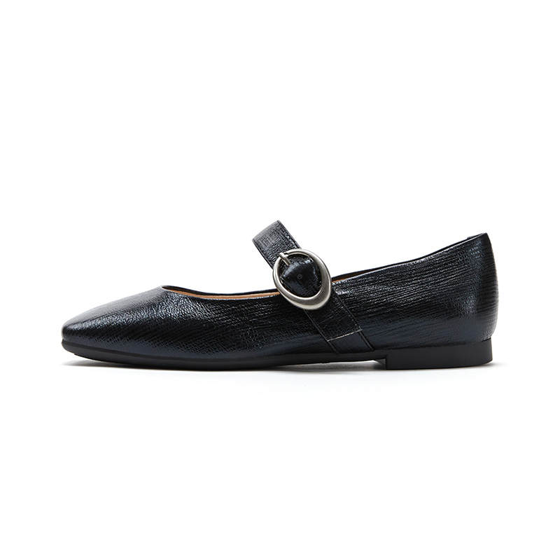 Marie Claire Synthetic Leather Chunky Heel Mary Jane Shoes Women's