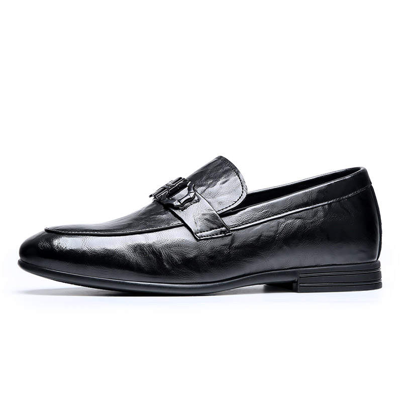 KACHILANG Men's Casual Shoes Men's Low Top Black/Brown