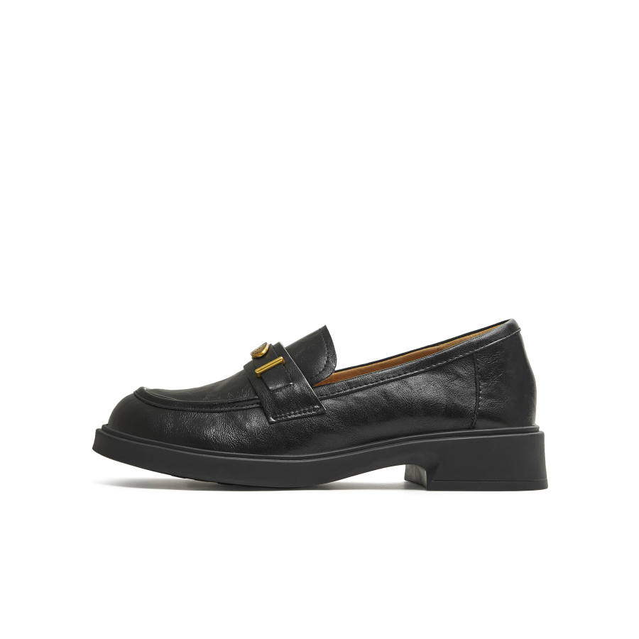 Teenmix Star Wish Badge, London Travel Collection Loafers 3.5cm Women's
