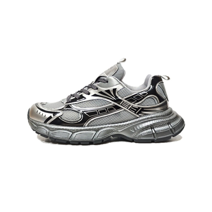 AOKANG Mesh, Cow Leather Low top Casual Shoes Unisex