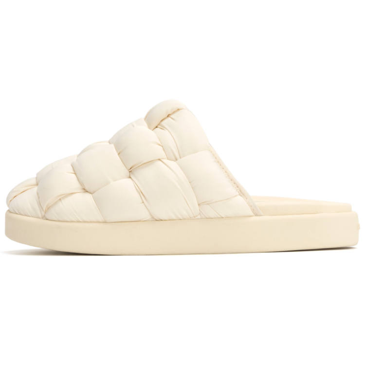 FOOT INDUSTRY Woven Slippers Unisex Ecru