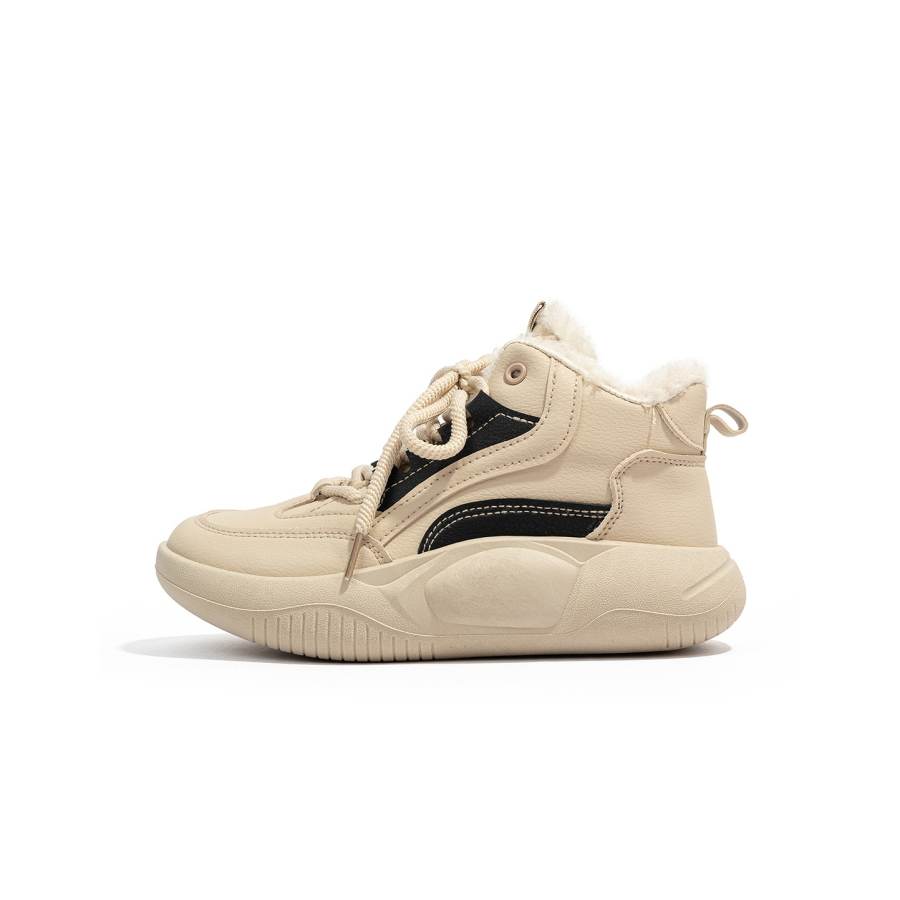 RENBEN1986 Pu Low top Casual Shoes Women's Beige